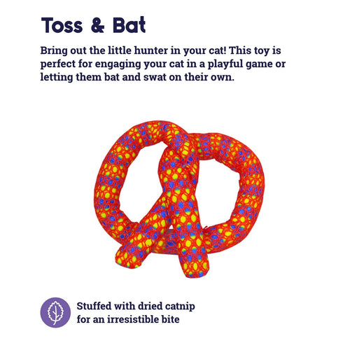 PetStages Catnip Plaque Away Pretzel Dental Cat Chew Toy - Poudre Pet & Feed Supply 3