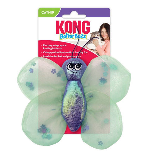 KONG Better Buzz Butterfly Cat Toy - Poudre Pet and Feed Supply