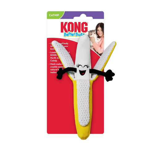 Kong Better Buzz Banana Cat Toy - Poudre Pet & Feed Supply 3