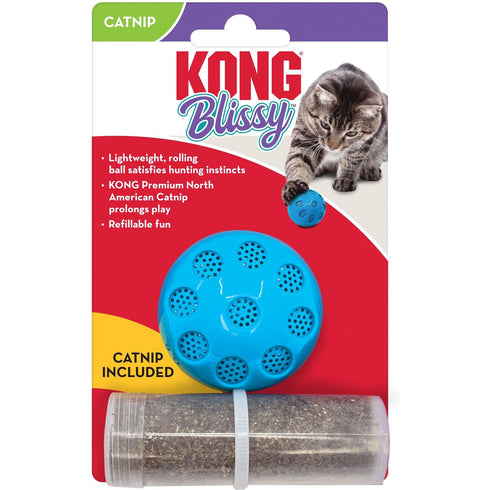 KONG Blissy Mesh Ball W/Catnip Cat Toy - Poudre Pet and Feed Supply