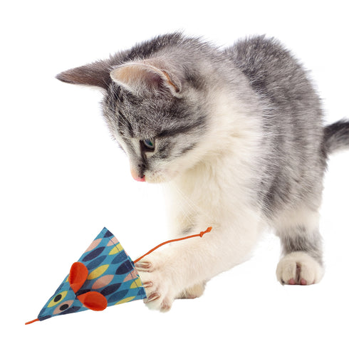 KONG Bat-A-Bout Vibez Mouse Cat Toys 2 Pack - Poudre Pet and Feed Supply