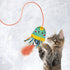 KONG Jellyfish Teaser Assorted Colors Cat Toy - Poudre Pet and Feed Supply