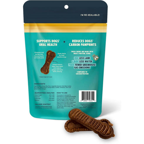 Jiminy's Dental Chew Dog Treats for Small Adult Dogs 20Ct - Poudre Pet and Feed Supply