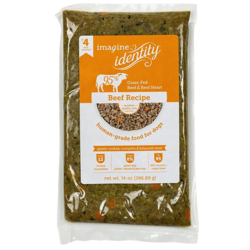Identity Imagine 95% Beef Gently Cooked Wet Dog Food 14oz - Poudre Pet and Feed Supply