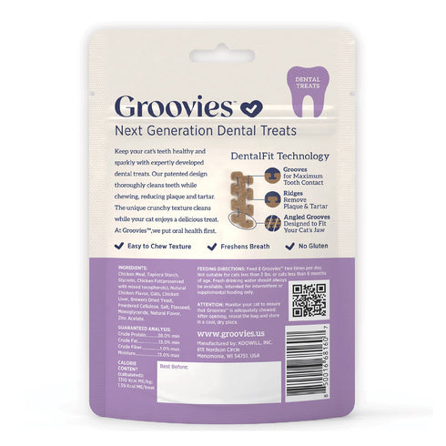 King Wholesale Groovies Cat Dental Treats 1.76oz - Poudre Pet and Feed Supply