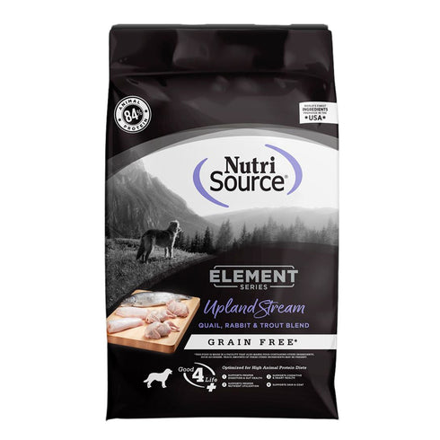 NutriSource Element Series Upland Stream Grain Free Dry Dog Food 24lb - Poudre Pet and Feed Supply