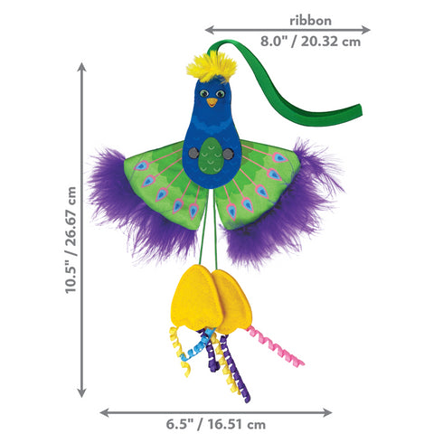 Kong Connects Peacock Cat Toy - Poudre Pet & Feed Supply 3