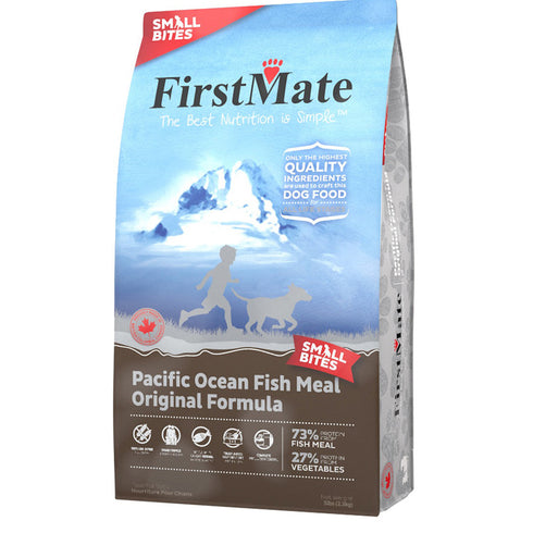 First Mate Ocean Fish Meal Original Formula Small Bites Dry Dog Food 12lb poudrefeed.com