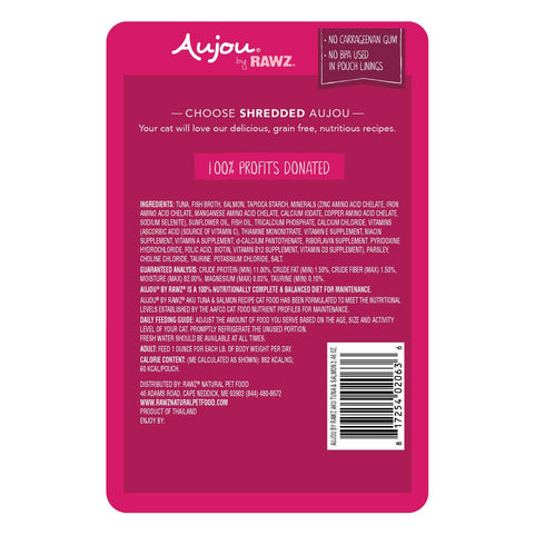 Rawz Aku Tuna Salmon Wet Cat Food 2.46oz poudrefeed.com 2