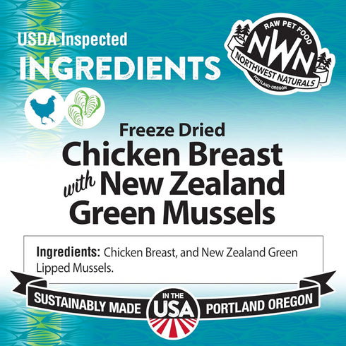 Northwest Naturals Chicken & Green Mussels Cat & Dog Topper 5oz