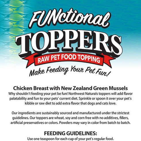 Northwest Naturals Chicken & Green Mussels Cat & Dog Topper 5oz