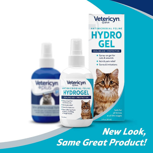 Vetericyn Plus Feline Antimicrobial Hydrogel 3oz poudrefeed.com 2