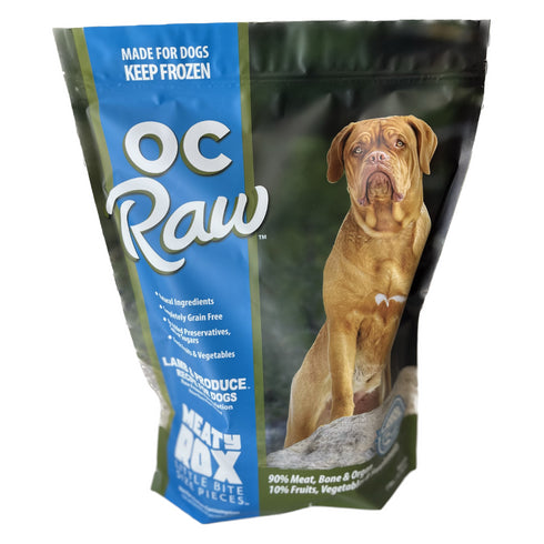 OC Raw Meaty Rox Lamb & Produce Raw Dog Food 7lb