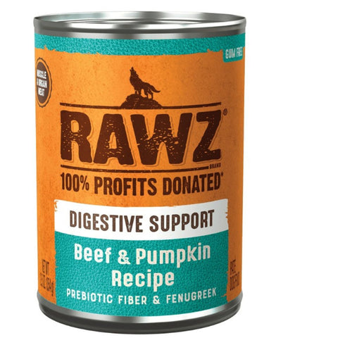 Rawz Digestive Support Beef & Pumpkin Dog Food 12.5oz Poudre Pet & Feed Supply