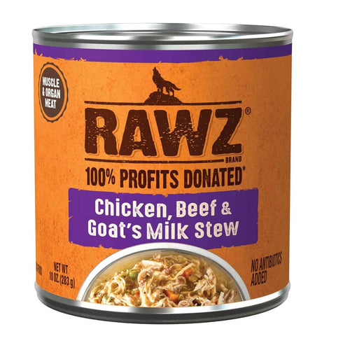 Rawz Stew Chicken Beef & Goat'S Milk Dog Food 10oz Poudre Pet & Feed Supply