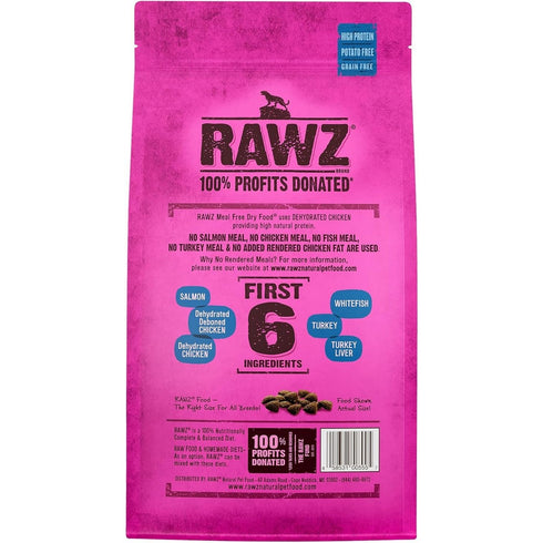 Rawz Salmon Chicken Whitefish Dry Cat Food 3.5lb - Poudre Pet & Feed Supply 2