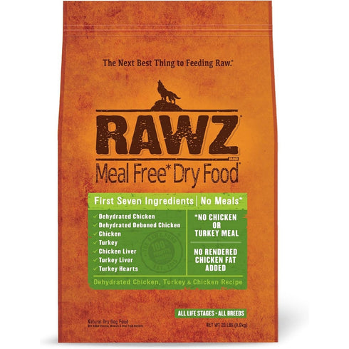 Rawz Turkey Chicken Dry Dog Food 20lb - Poudre Pet & Feed Supply