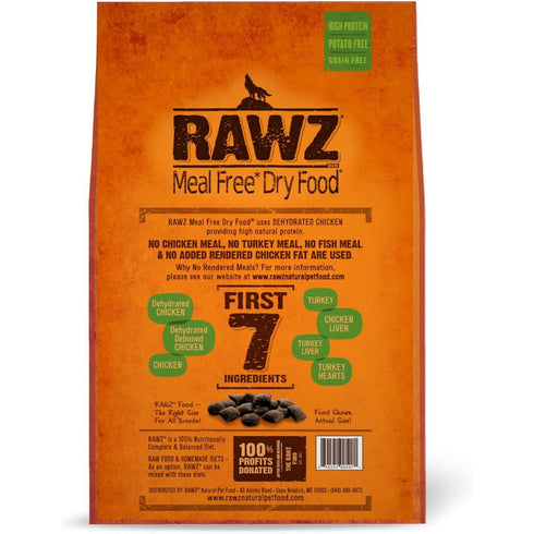 Rawz Turkey Chicken Dry Dog Food 20lb - Poudre Pet & Feed Supply 2