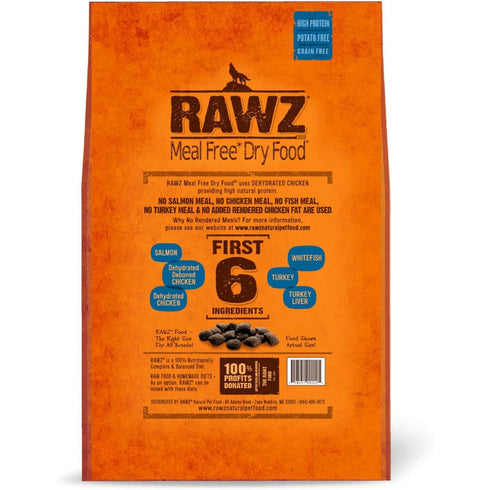 Rawz Salmon Chicken Whitefish Dry Dog Food 20lb - Poudre Pet & Feed Supply 2