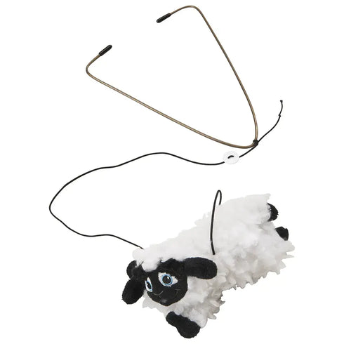 SPOT Baa Baa Black Sheep A-Door-Able Cat Toy