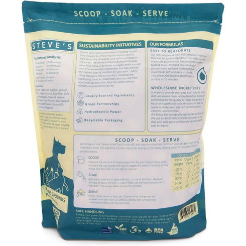 Steve's Real Food Whitefish Freeze Dried Raw Nugget Dog Food 1.25lb - Poudre Pet & Feed Supply 2