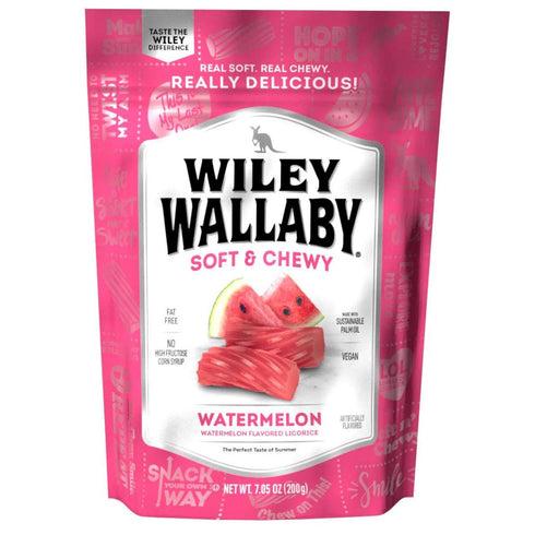 Wiley Wallaby Gourmet Watermelon Licorice 7.05oz - Poudre Pet & Feed Supply