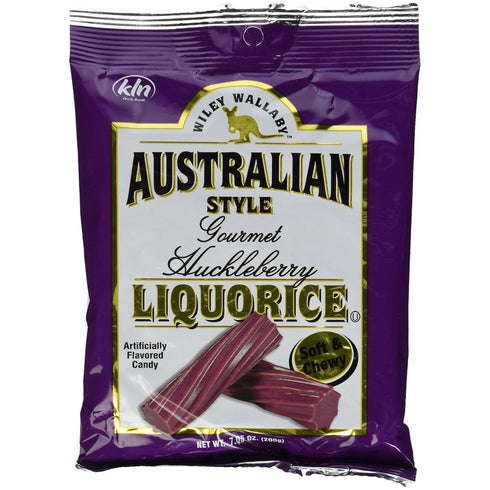 Wiley Wallaby Gourmet Huckleberry Licorice 7.05oz - Poudre Pet & Feed Supply
