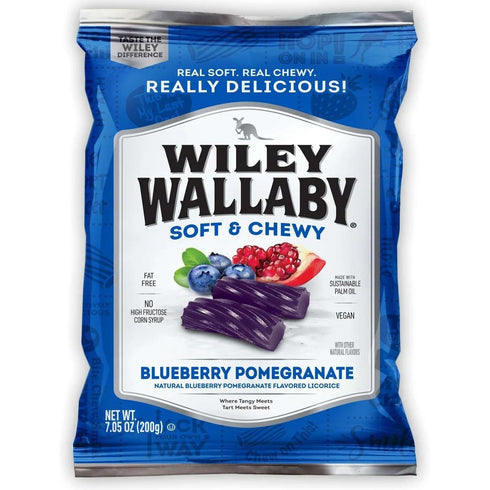 Wiley Wallaby Licorice Blueberry Pomegranate 7.05oz - Poudre Pet & Feed Supply
