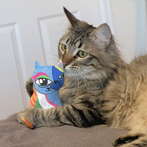 Kong Artz Kahlo/Picasso Cat Toys 2-PK - Poudre Pet & Feed Supply 2
