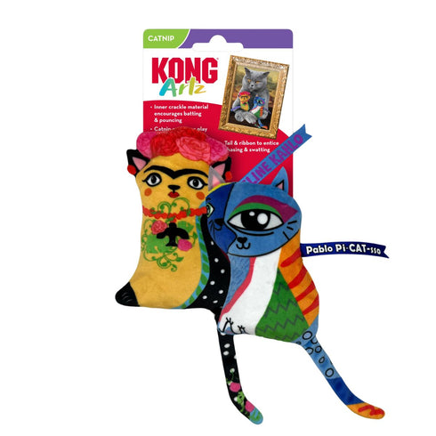 Kong Artz Kahlo/Picasso Cat Toys 2-PK - Poudre Pet & Feed Supply 3