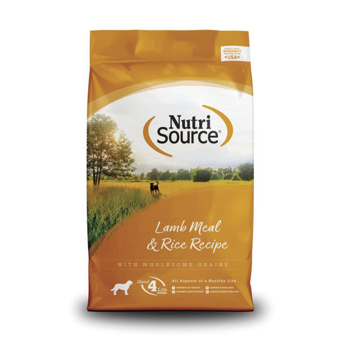 NutriSource Dry Dog Food - Lamb Meal & Rice - 4lb Bag