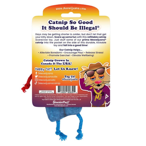 MeowIjuana Get Spooked Scarecrow Refillable Cat Toy - Poudre Pet & Feed Supply 5