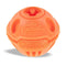 Totally Pooched Stuff'n Brush Ball 3" Orange Dog Toy - Poudre Pet & Feed Supply