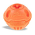 Totally Pooched Stuff'n Brush Ball 3" Orange Dog Toy - Poudre Pet & Feed Supply