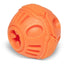 Totally Pooched Stuff'n Brush Ball 3" Orange Dog Toy - Poudre Pet & Feed Supply 3