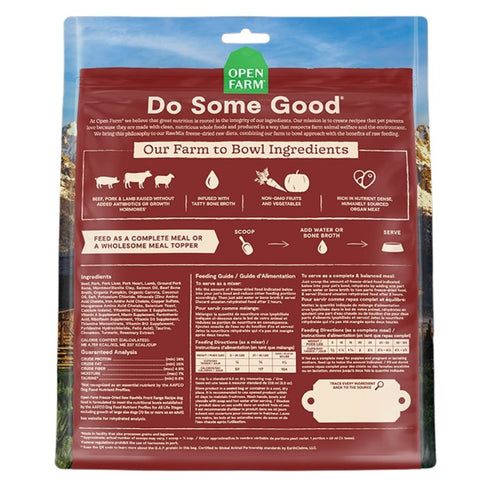 Open Farm RawMix Front Range Freeze Dried Raw Dog Food 13.5oz - Poudre Pet & Feed Supply 2
