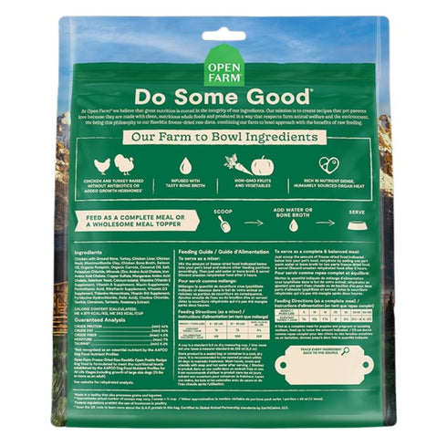 Open Farm RawMix Open Prairie Freeze Dried Raw Dog Food 13.5oz - Poudre Pet & Feed Supply 2