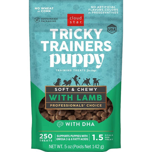 Cloud Star Tricky Trainers Puppy Mini Soft & Chewy Lamb Dog Treats 5oz - Poudre Pet & Feed Supply