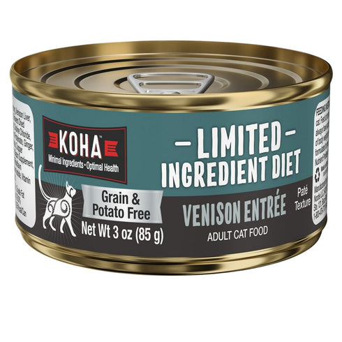 Koha Limited Ingredient Diet Venison Wet Cat Food 3oz - Poudre Pet & Feed Supply