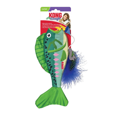 KONG Wrangler Angler Fish Cat Door Teaser with Catnip - Poudre Pet & Feed Supply 3