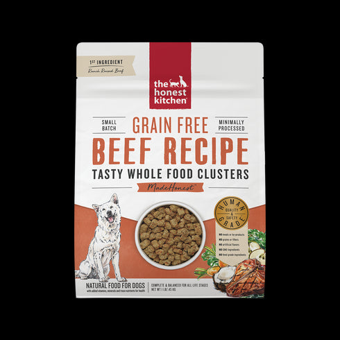 Honest Kitchen Grain-Free Beef Whole Food Clusters Dry Dog Food 1lb - Poudre Pet and Feed Supply