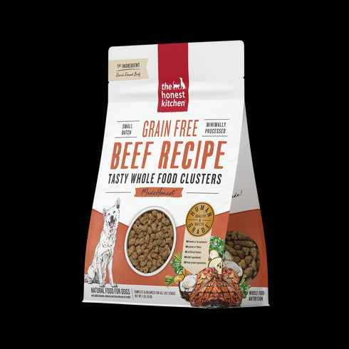 Honest Kitchen Grain-Free Beef Whole Food Clusters Dry Dog Food 1lb - Poudre Pet and Feed Supply