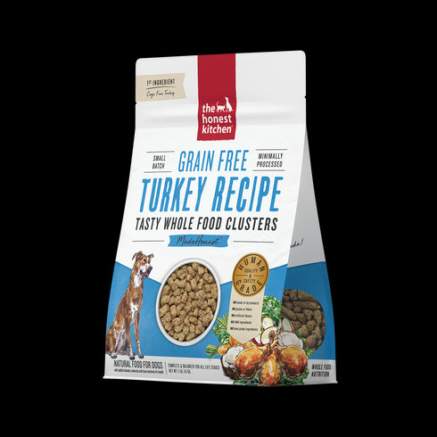 Honest Kitchen Grain-Free Turkey Whole Food Clusters Dry Dog Food 1lb - Poudre Pet and Feed Supply