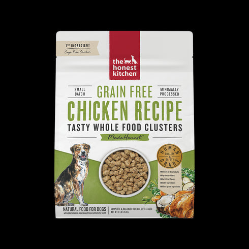 Honest Kitchen Grain-Free Chicken Whole Food Clusters Dry Dog Food 1lb - Poudre Pet and Feed Supply