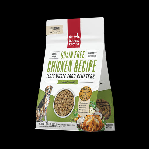 Honest Kitchen Grain-Free Chicken Whole Food Clusters Dry Dog Food 1lb - Poudre Pet and Feed Supply