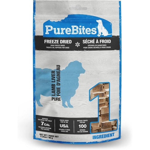 Pure Bites Lamb Freeze Dried Dog Treats 3.35oz - Poudre Pet and Feed Supply 2