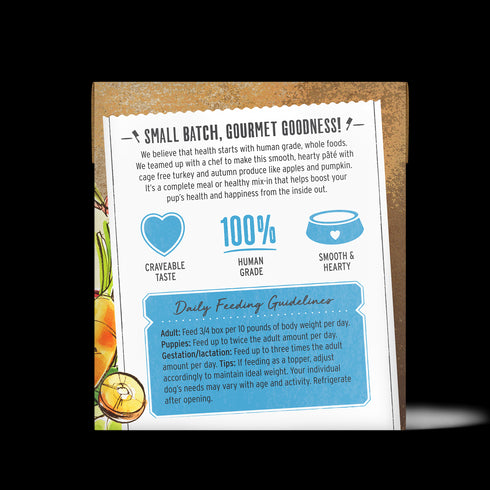 Honest Kitchen Butcher Block Pate Turkey & Autumn Veggies Recipe for Dogs 10.5oz - Poudre Pet and Feed Supply 3