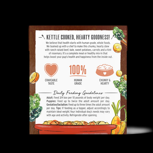 Honest Kitchen One Pot Stews Beef Kale Wet Dog Food 10.5oz - Poudre Pet and Feed Supply 3