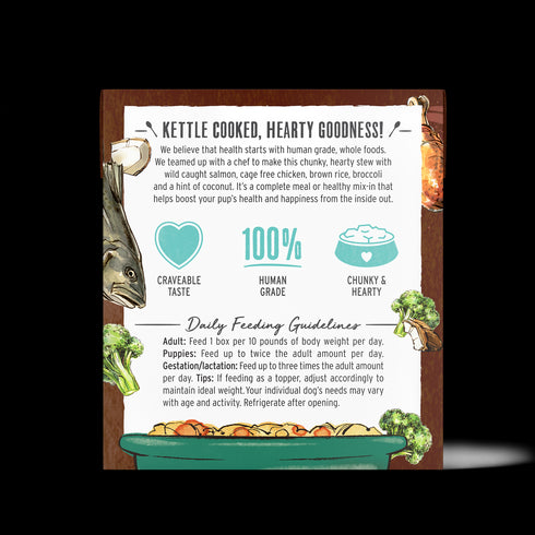 Honest Kitchen One Pot Stews Simmered Salmon & Chicken Wet Dog Food 10.5oz - Poudre Pet and Feed Supply 3