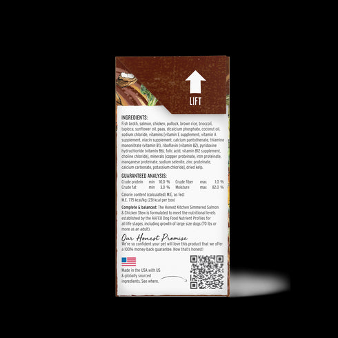 Honest Kitchen One Pot Stews Simmered Salmon & Chicken Wet Dog Food 10.5oz - Poudre Pet and Feed Supply 5